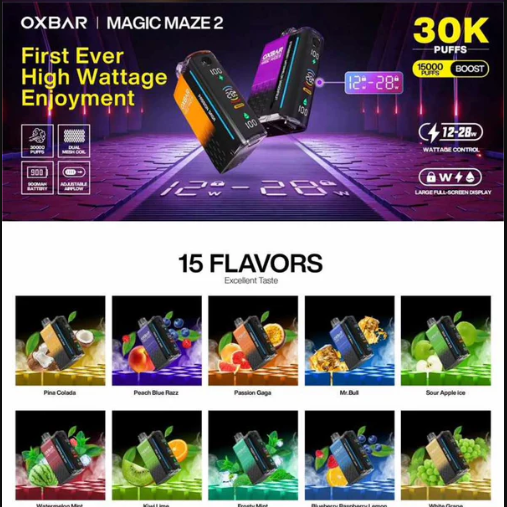 OXBAR Magic Maze2 30000 Puffs Disposable