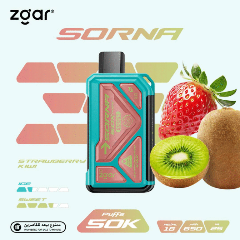 ZGAR Sorna 50000 Puffs Disposable Vape 18mg In DUBAI, UAE - Image 1